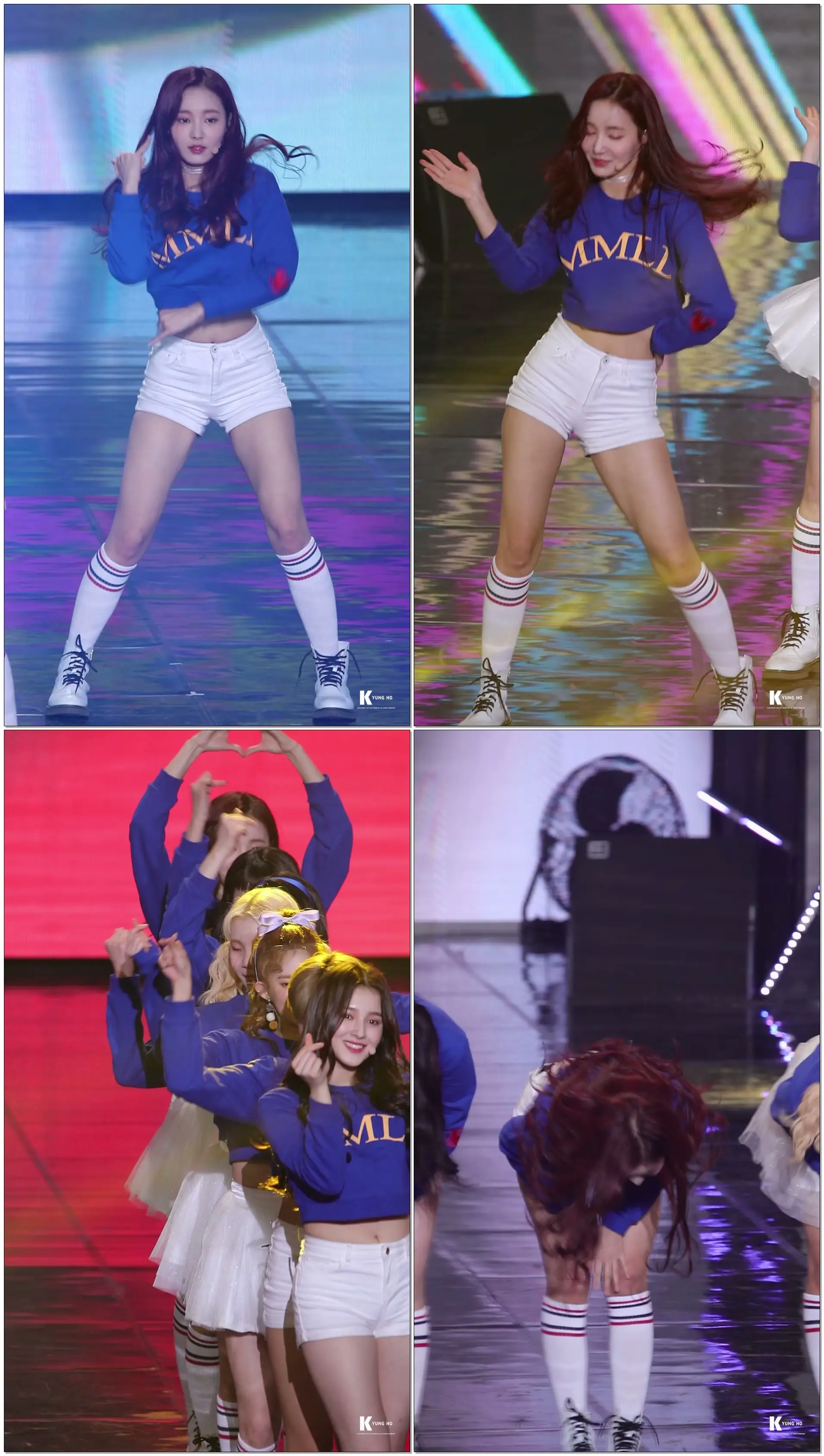180130 평창동계올림픽 G-10 특별 생방송 모모랜드 (momoland) 따르릉 + 어마어마해 연우 직캠 / fancam