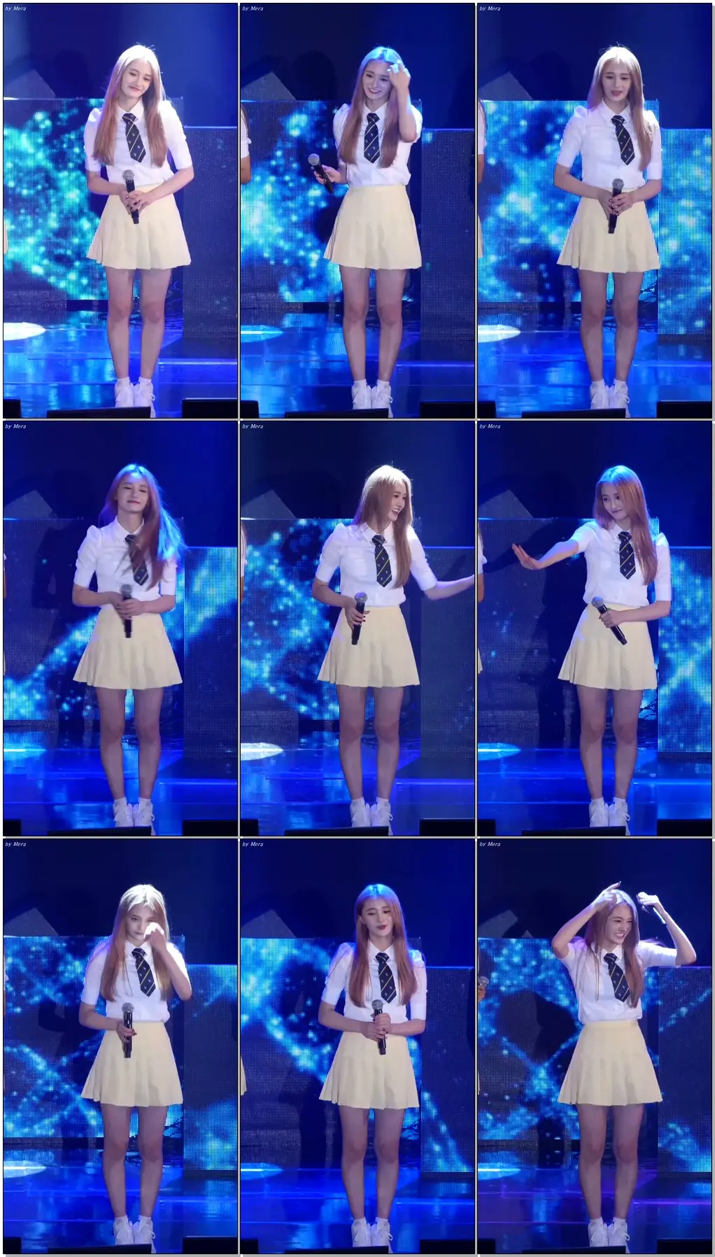 160724 아이오아이 유닛 (I.O.I Unit) - 똑똑똑 [주결경] 금발 Zhou Jieqiong 직캠 Fancam (JTN 썸머페스티벌) by Mera