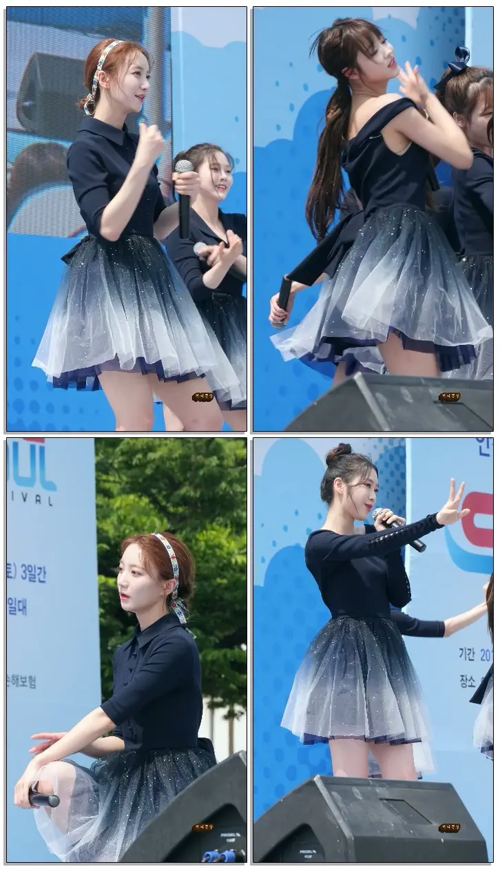 #오마이걸 #비니 'SECRET GARDEN' 비밀정원 소방관몸짱대회 여의도공원 190511