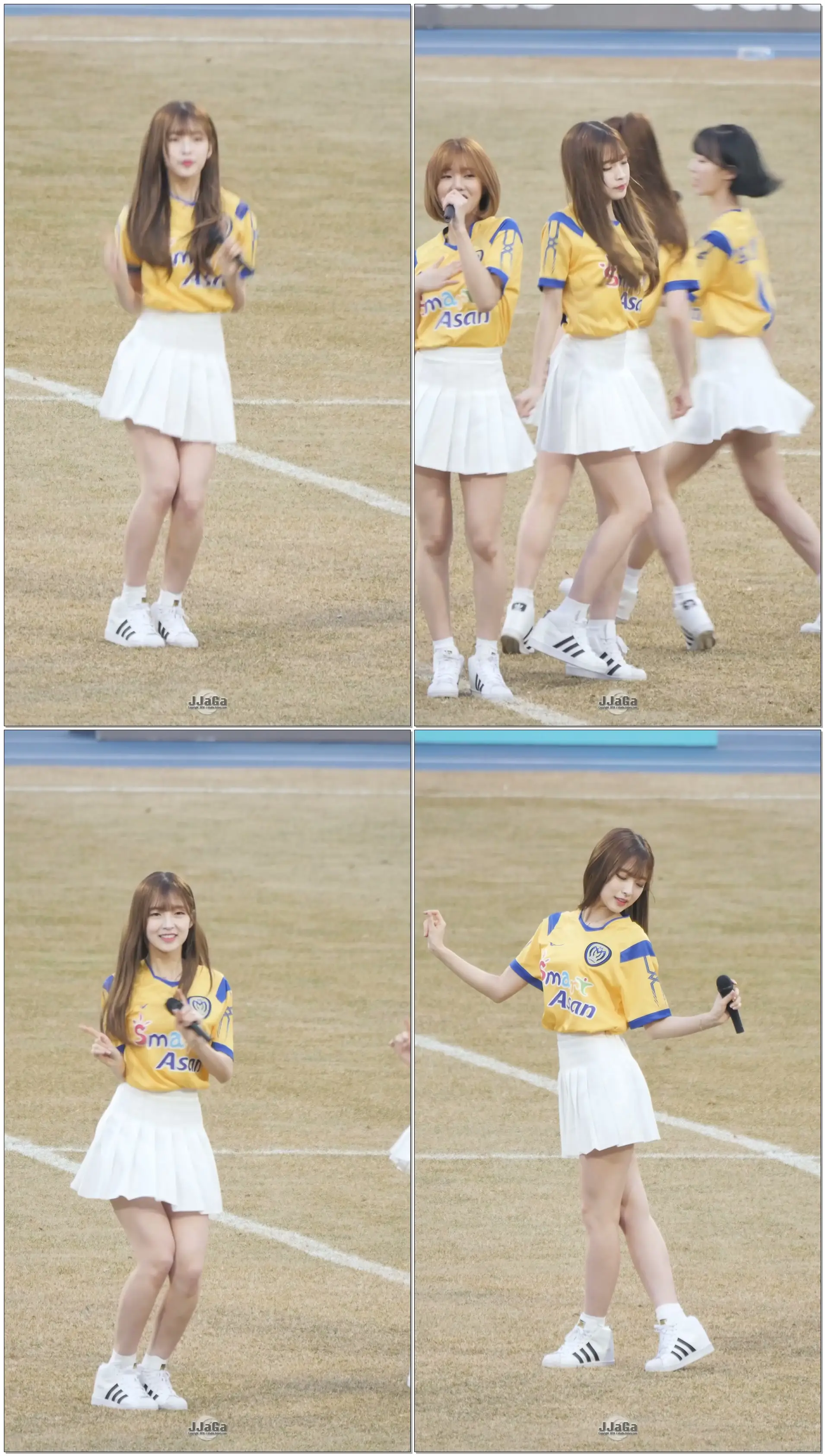 [4K] 180304 오마이걸 아린 직캠 (Oh My Girl Arin) -'비밀정원' (Fancam) By.JJaGa !축구 하프타임 공연 @아산 이순신 종합운동장