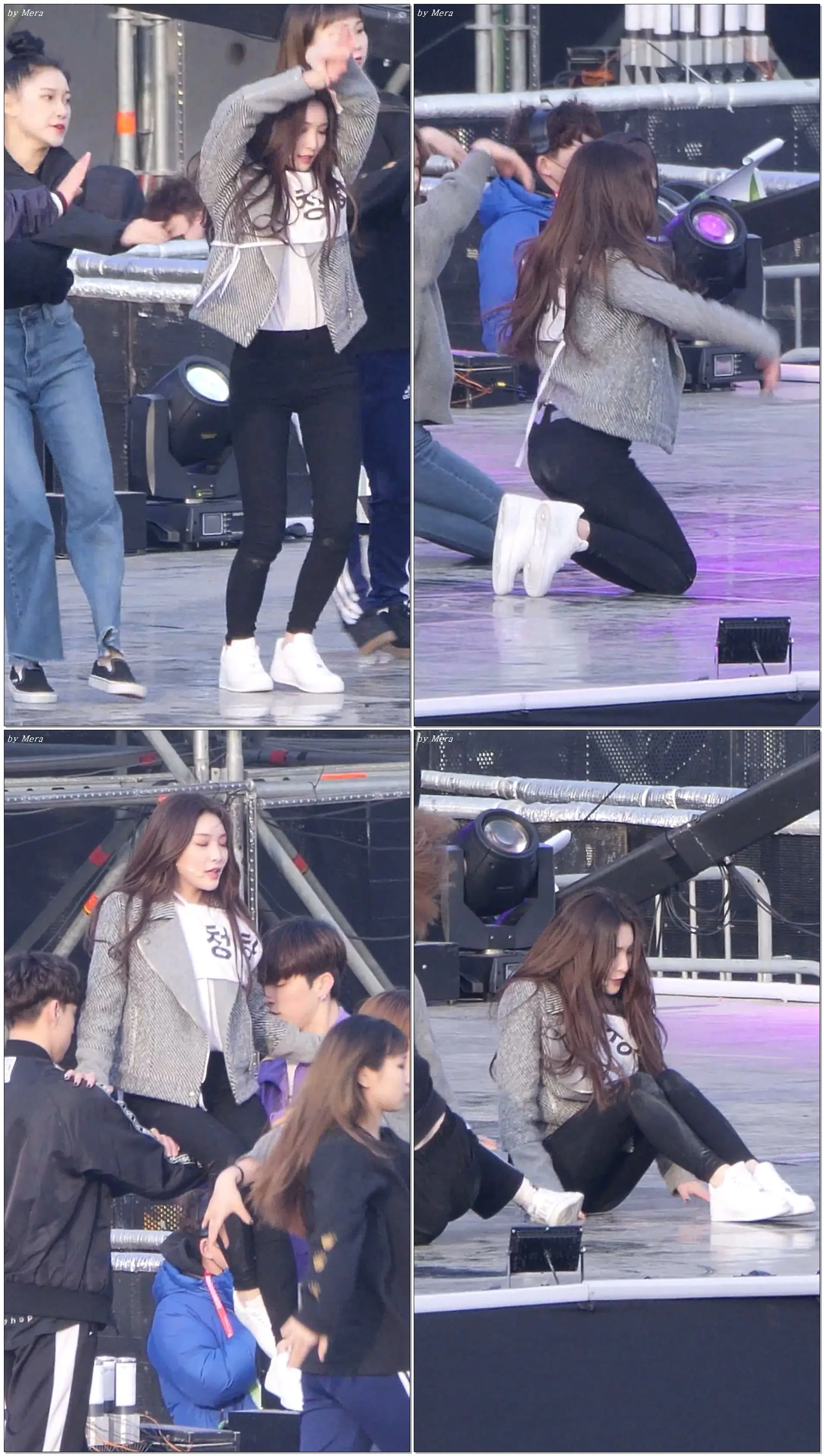 180210 청하 (CHUNGHA) Roller Coaster 사복 리허설 직캠 Fancam (K-POP 월드페스타) by Mera