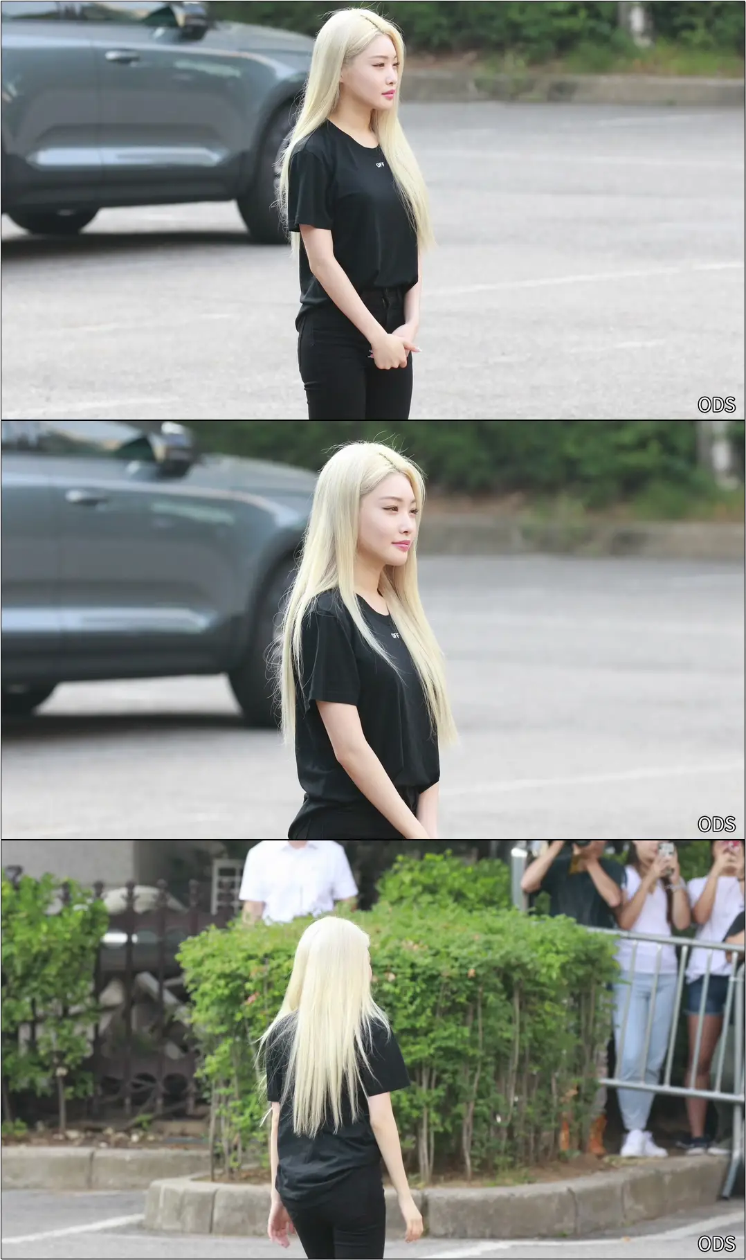 190705 #청하 - Kbs 뮤직뱅크 출근길