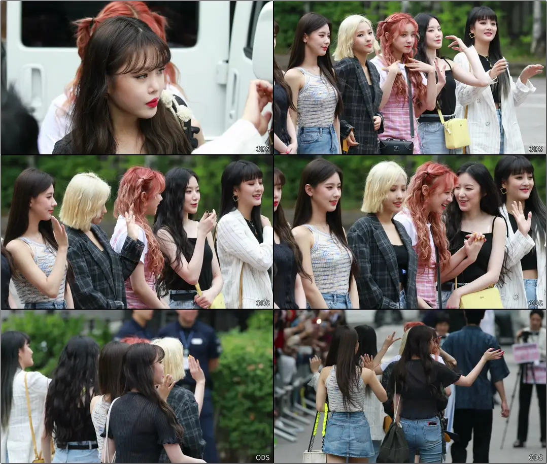 190712 (여자)아이들 우기(Yuqi) - Kbs 뮤직뱅크 출근길