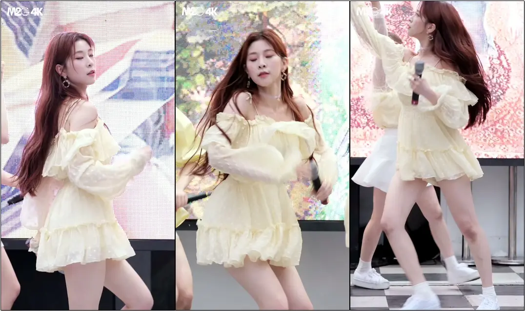 190724 #공원소녀 #GWSN #민주 ( Red Sun ) 홍대 버스킹 #직캠 #Fancam