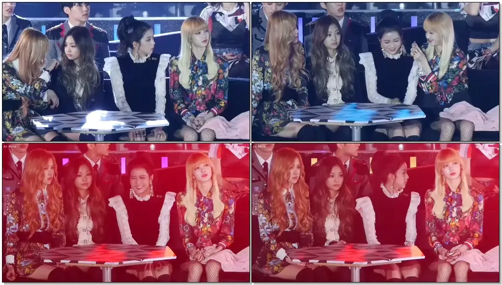 161226 블랙핑크 (BLACKPINK) -대기중 팬인사,지수,리사 장난 [제니,로제,지수,리사] 직캠 Fancam (2016 가요대전) by Mera