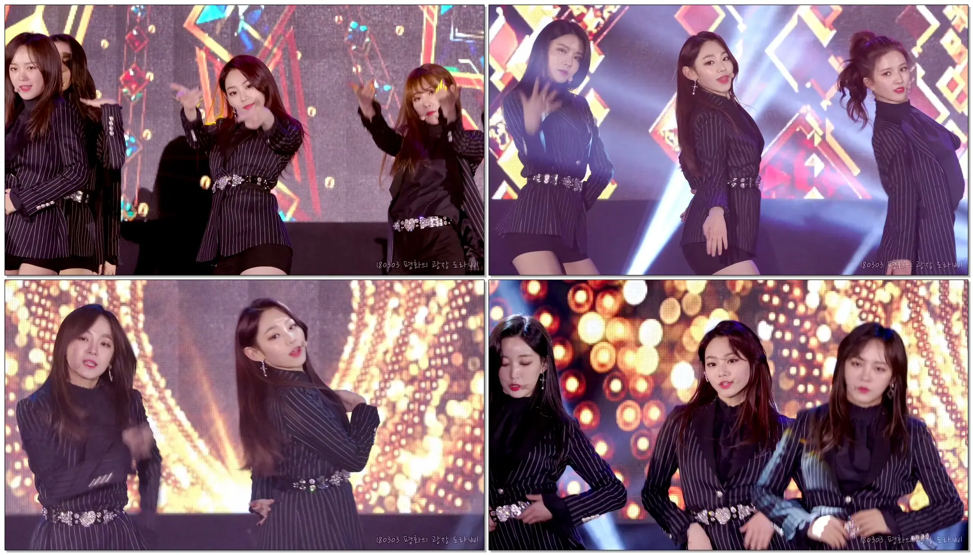 [4K] 180303 구구단 (gugudan), 미나 '더 부츠 (The Boots)' 직캠 by 도라삐 @ 평창 동계패럴림픽 성화합화기념 공개방송, 올림픽공원