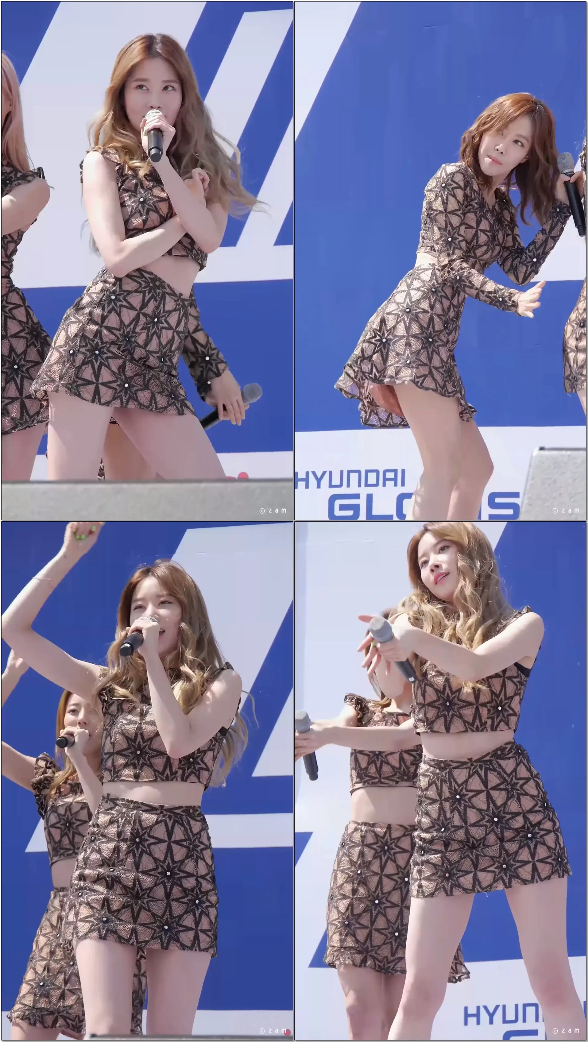 170423 멜로디데이 여은 차희 - Color 깔로 & Kiss On The Lips (안전공감마라톤 여의도공원) 직캠 fancam by zam