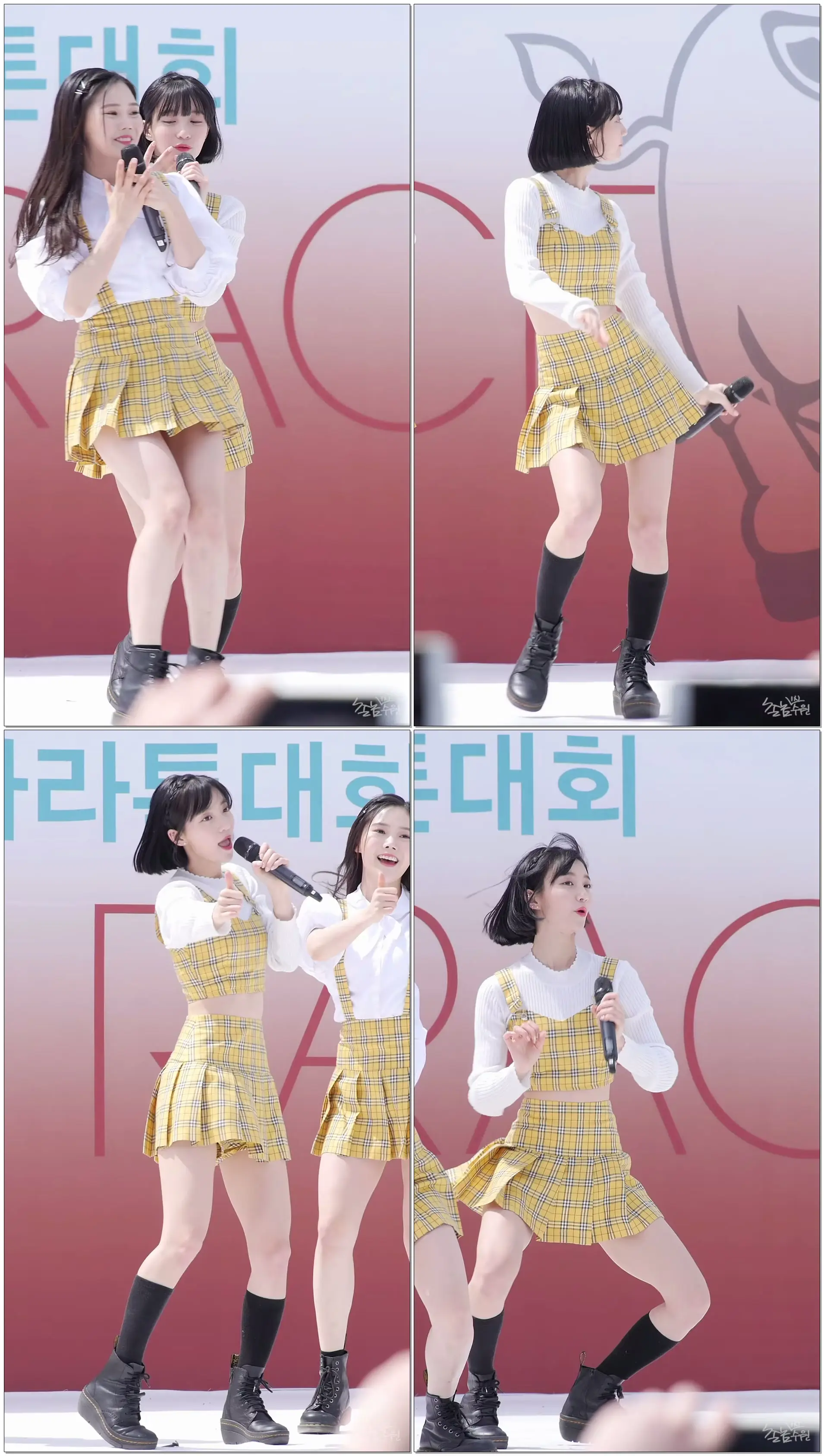 180407 오마이걸 반하나 (Oh My Girl BANHANA) - 바나나 알러지 원숭이 (비니) 직캠 by 수원촌놈 [불스레이스]