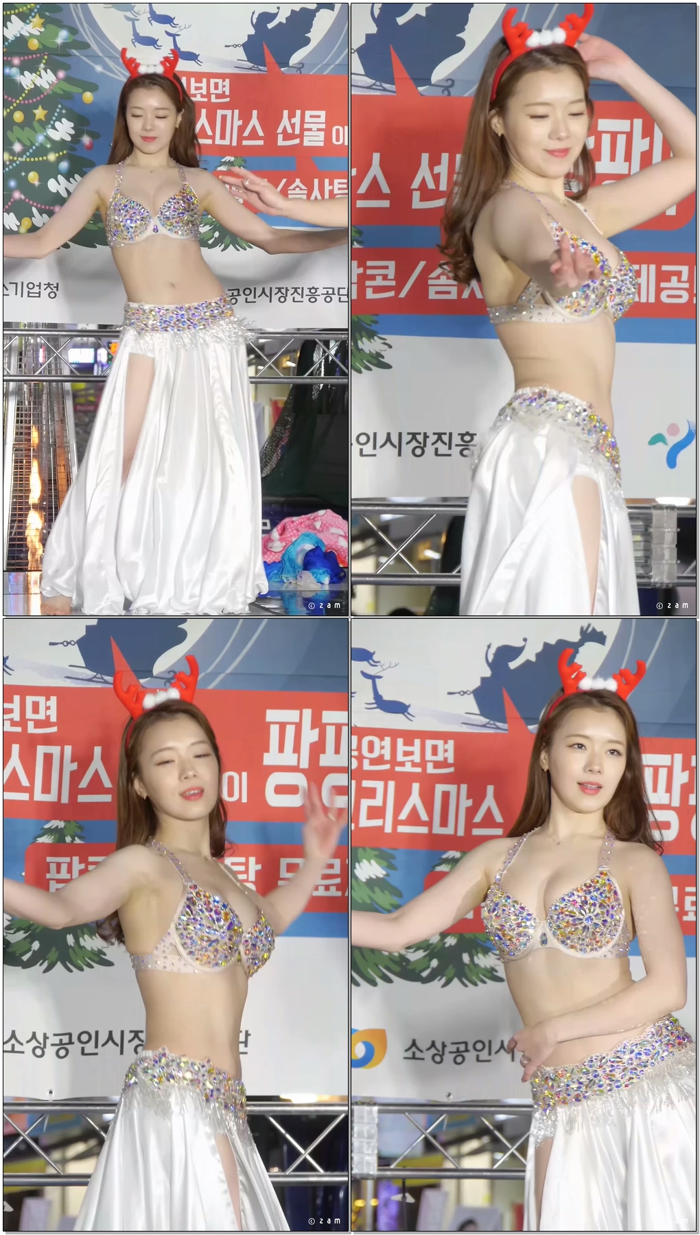 161223 JSJ벨리댄스팀 임성미 - 징글벨 락 벨리댄스공연 (중랑동아리마당크리스마스축제 중랑동부시장) 직캠 fancam by zam