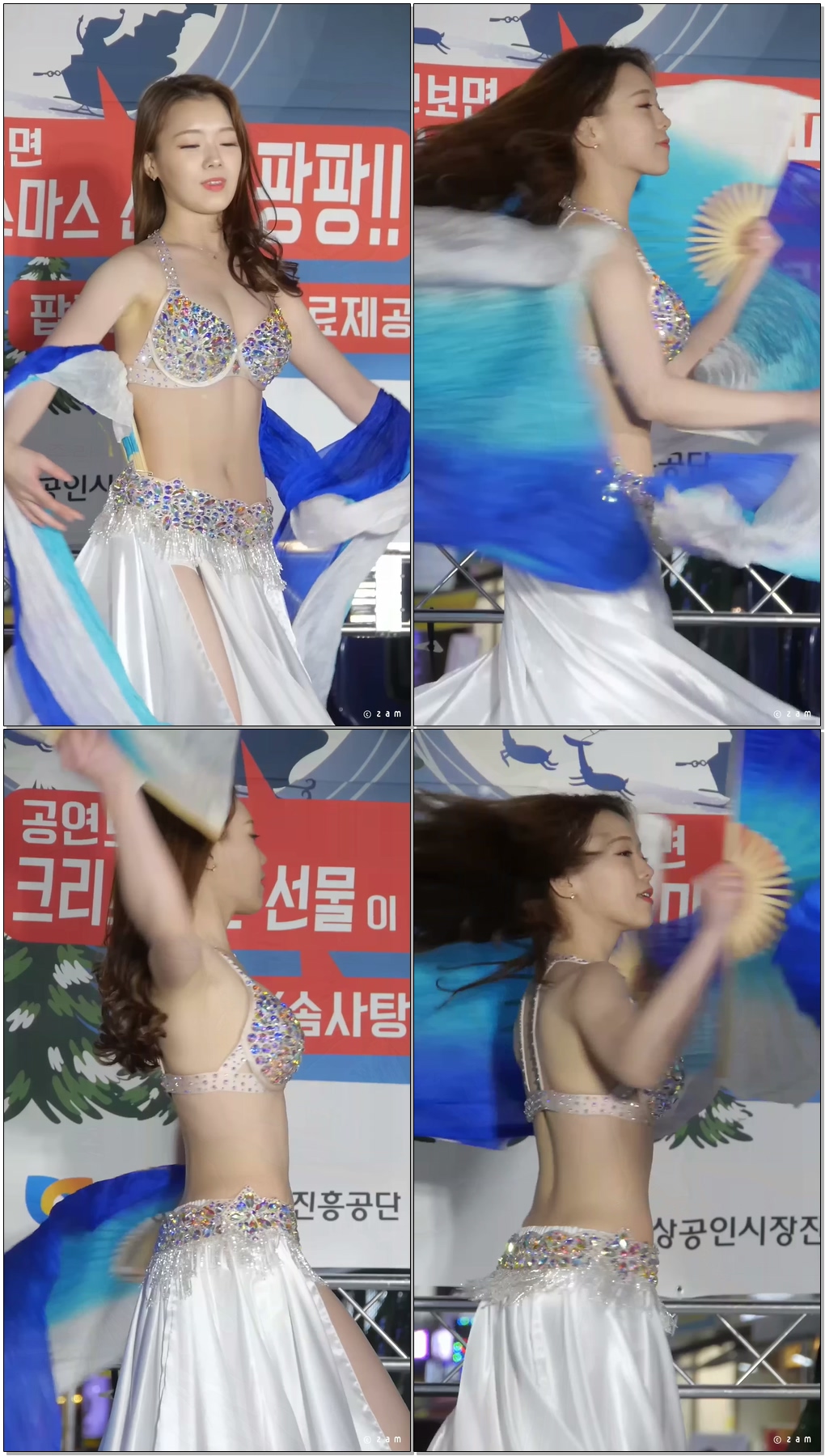 161223 JSJ벨리댄스팀 임성미 - 벨리댄스공연 (중랑동아리마당크리스마스축제 중랑동부시장) 직캠 fancam by zam