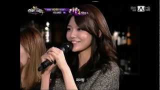 121102 슈스케4 ::  태연, 수영, 서현 cut