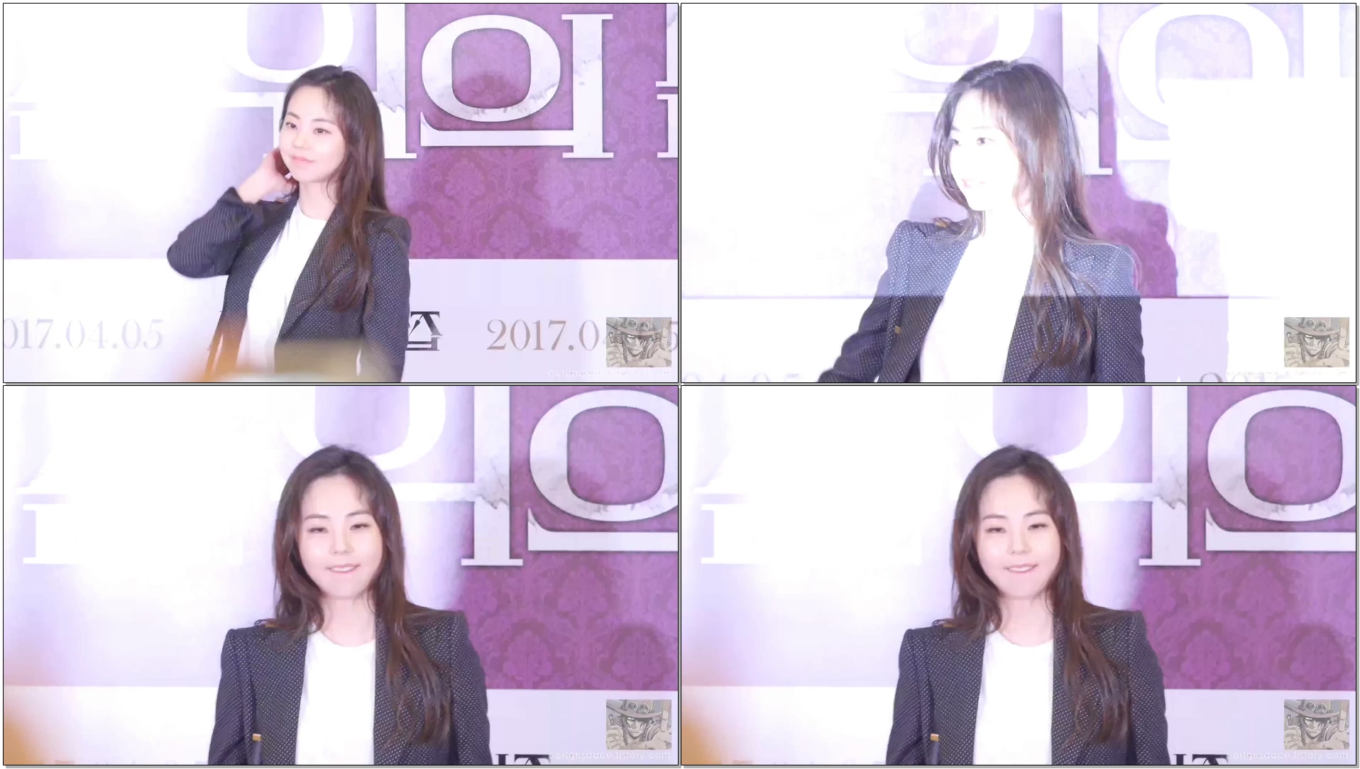 170330 시간위의 집 VIP 시사회 안소희 직캠 by ace