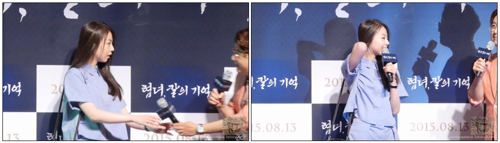 150811 협녀, 칼의 기억 VIP 시사회 안소희 직캠 by ace