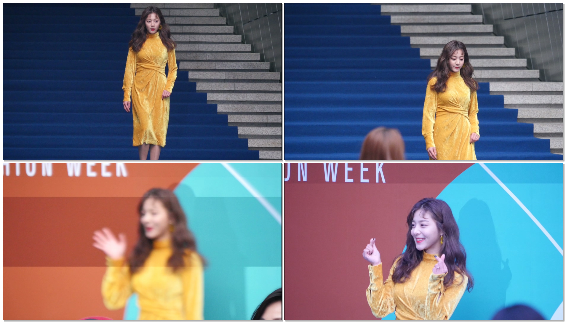 180323 2018 F/W 헤라서울패션위크 블루카펫 설인아 4K 직캠 by ace