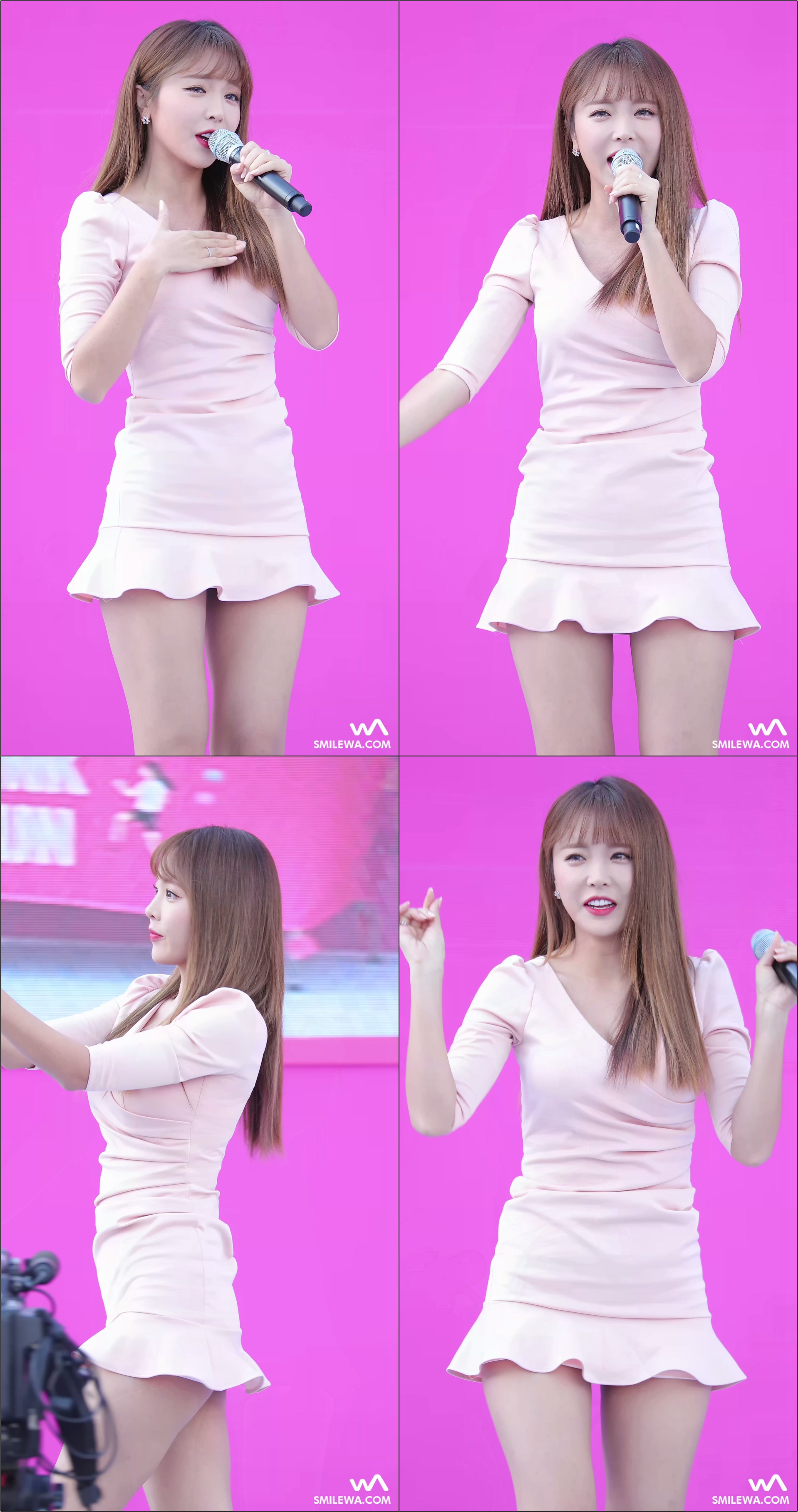 171015 홍진영 '사랑의 배터리' 4K 직캠 @핑크런 서울 4K Fancam by -wA-