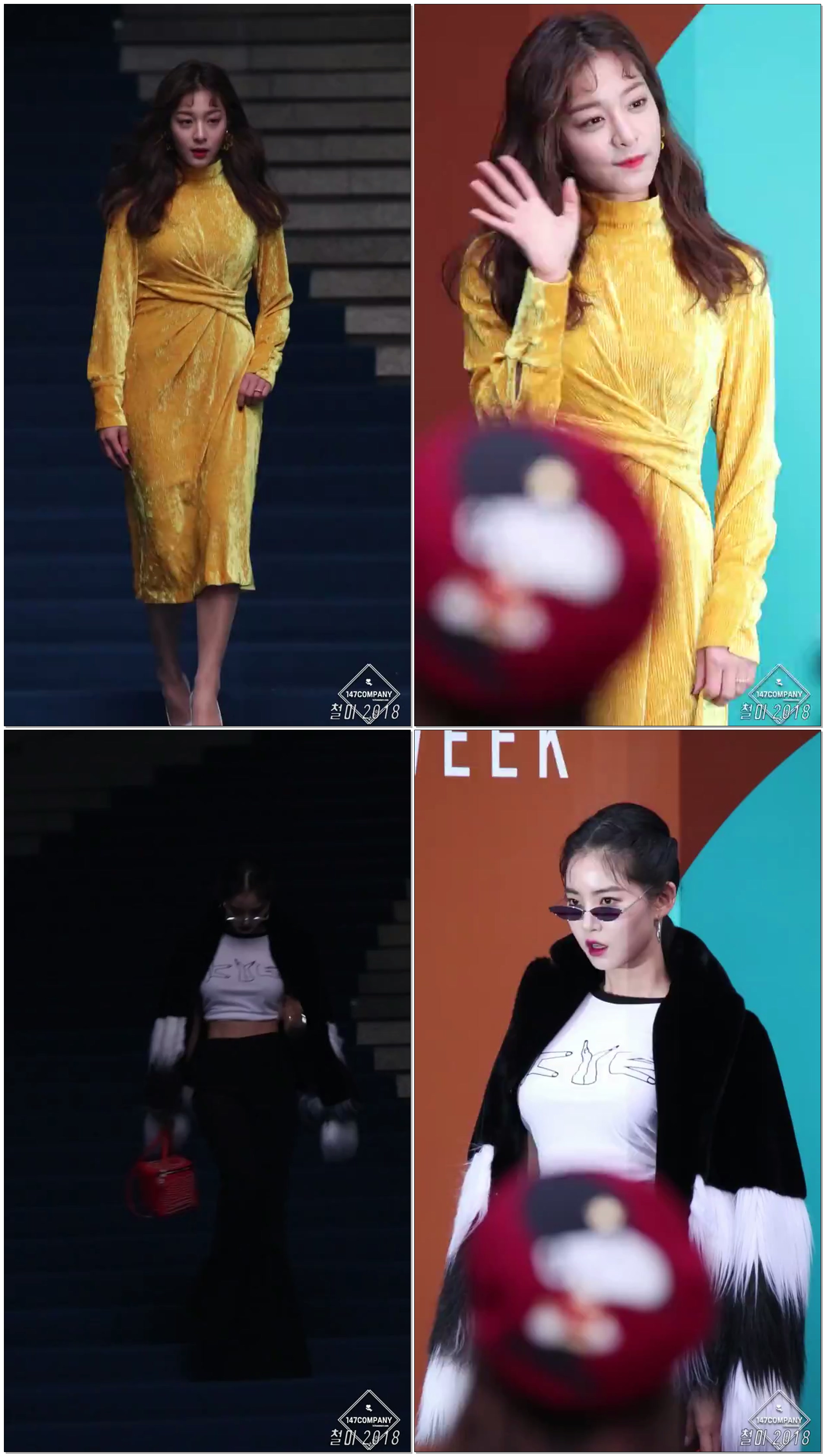 180323 설인아 (seorina)+황승언 포토존 카이 BY 철이 147Company - 서울패션위크 ddp(직캠/fancam)