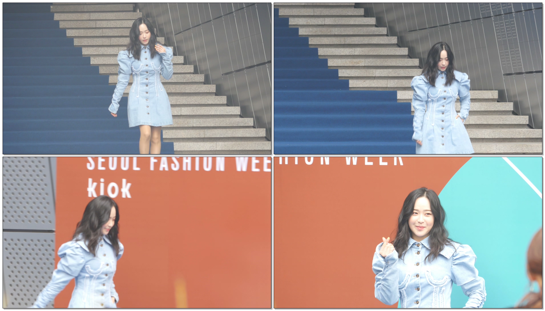 180324 2018 F/W 헤라서울패션위크 KIOK 블루카펫 유소영 4K 직캠 by ace