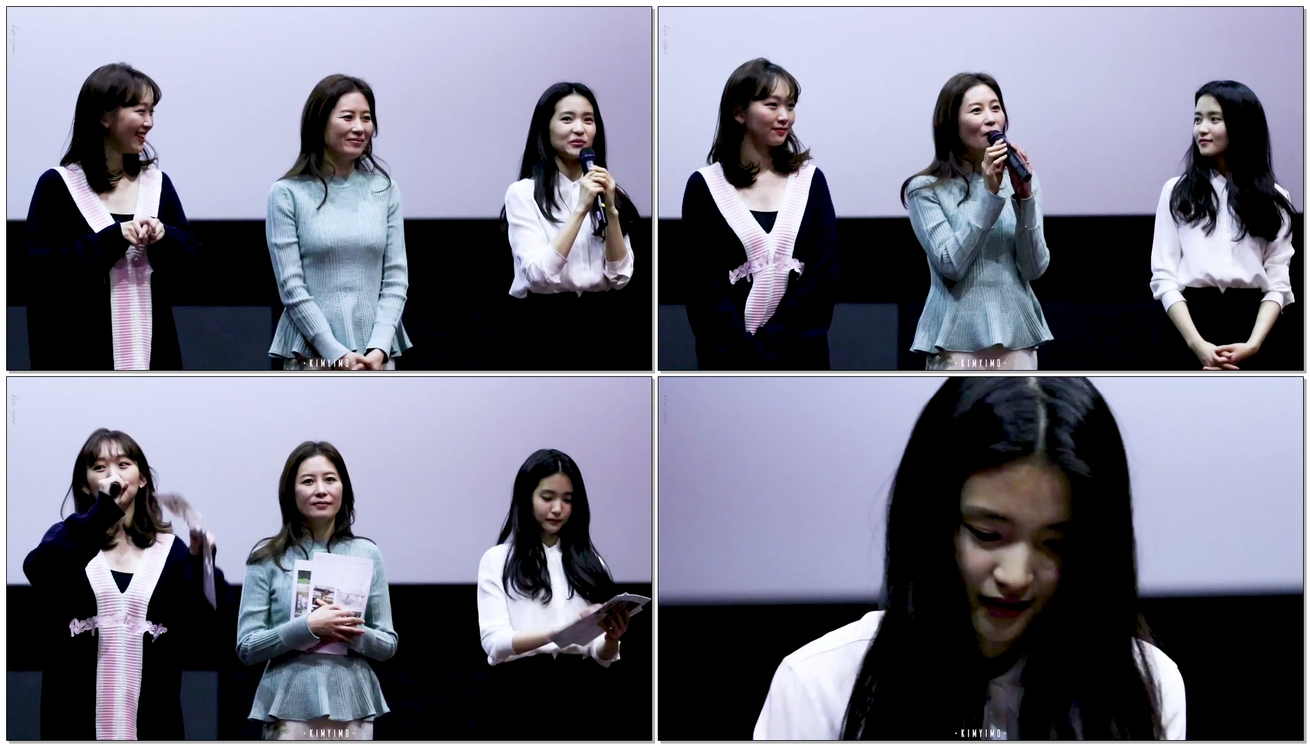 180311 영화 '리틀포레스트' 무대인사 문소리, 김태리, 진기주 직캠 by 김이모