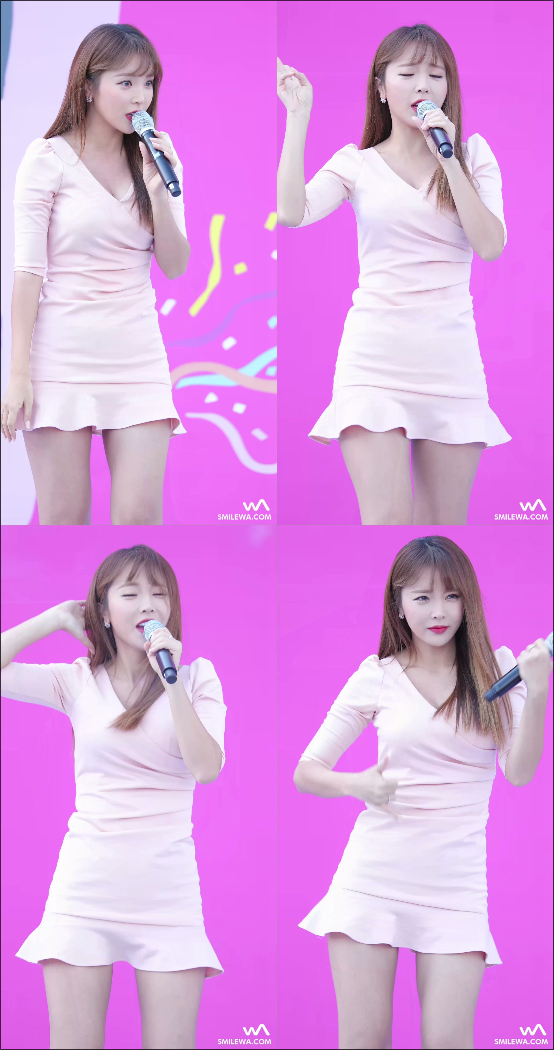171015 홍진영 '따르릉 (여자 Ver.)' 4K 직캠 @핑크런 서울 4K Fancam by -wA-