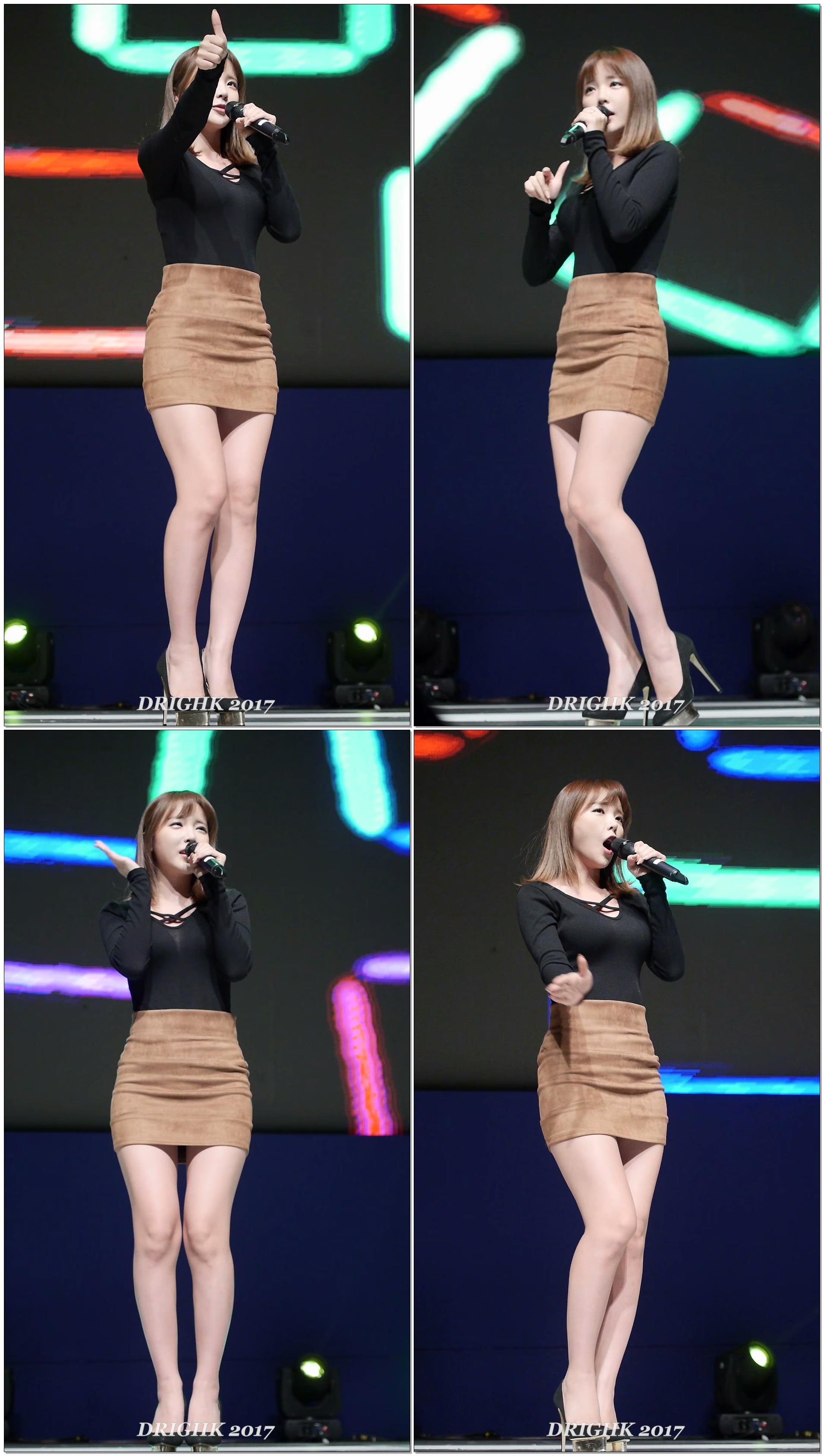 홍진영 '엄지척' 직캠fancam [171125 착한콘서트 포천반월아트홀]